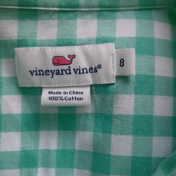 Vineyard vines top100% cotton size 8 - Picture 3 of 3